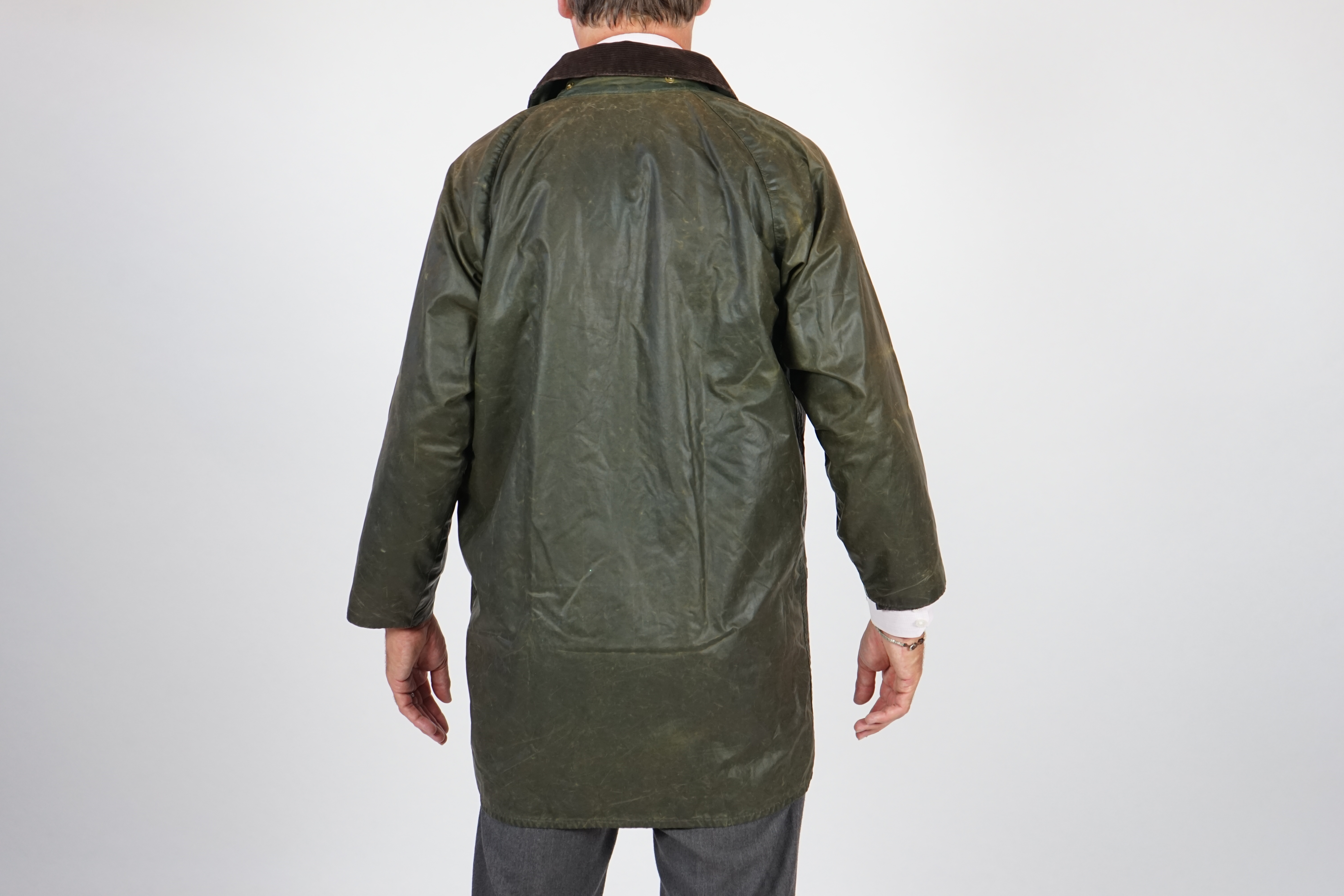 A green 1990's Barbour Gamefair jacket